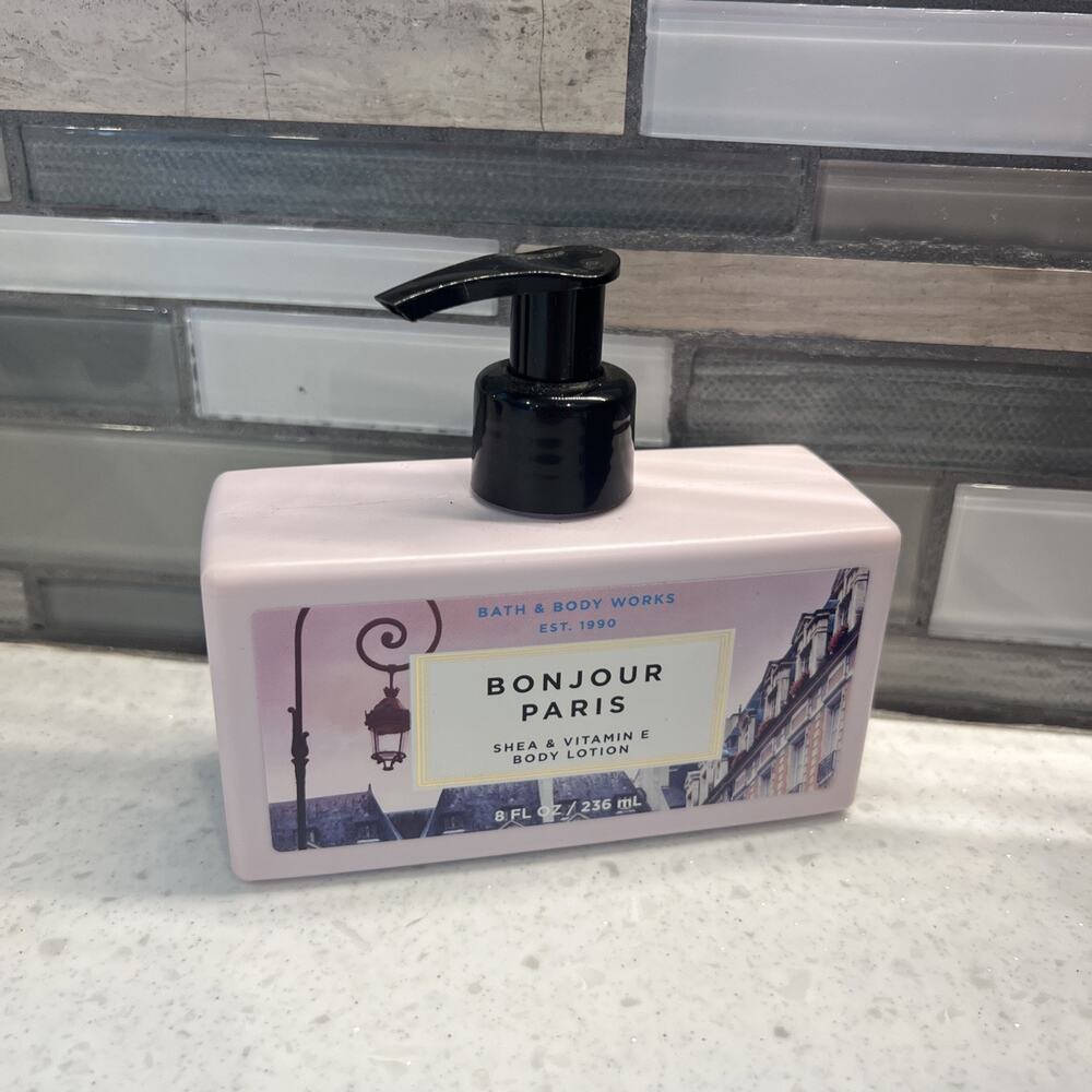 Bath & Body Works Bonjour Paris Shea & Vitamin E Body Lotion 8 fl oz